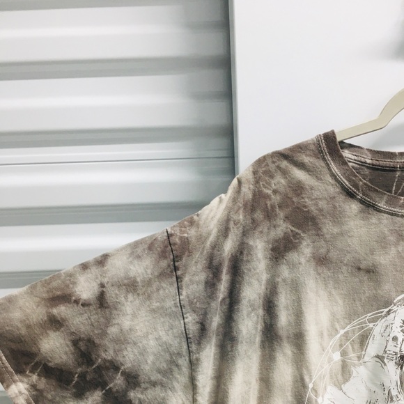 ‼️EVERYTHING MUST GO ‼️NASA Gray Tie Dye Astronaut Space Cotton Tee - Picture 6 of 7